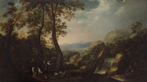 Landschaft mit Wildbach, 1665